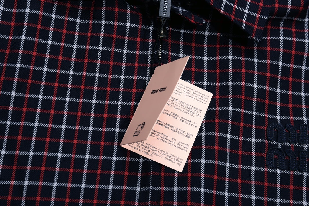 250813 New high-quality checkered jacket