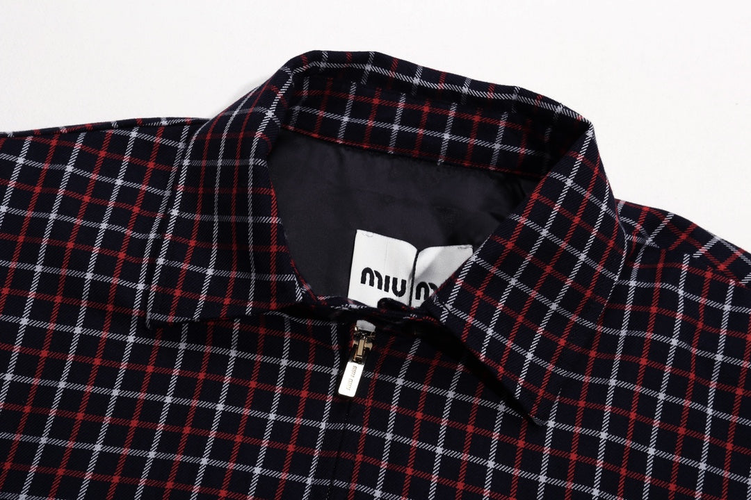 250813 New high-quality checkered jacket