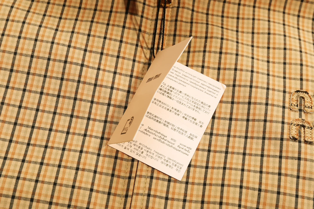 250813 New high-quality checkered jacket