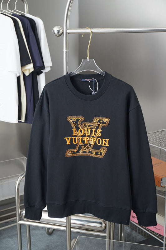 250902 New high-quality letter pullover round-neck hoodie