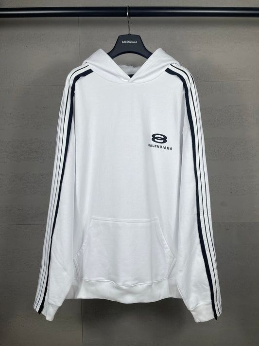 250917 New high-quality shoulder-sleeve color-blocked hoodie