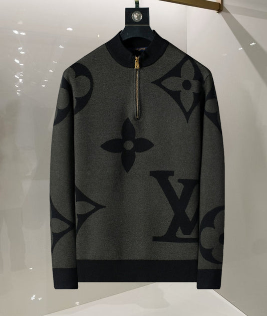 250923 new high-quality jacquard mid-turtleneck sweater
