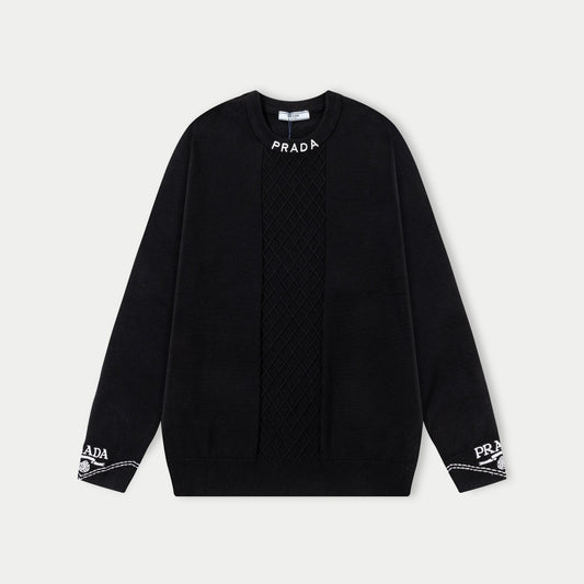 250930 New high-quality classic wool round-neck sweater