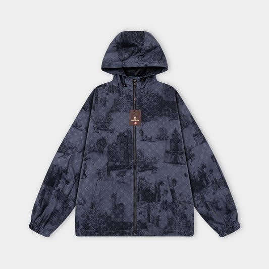 250930 new high-quality full-print hooded jacket