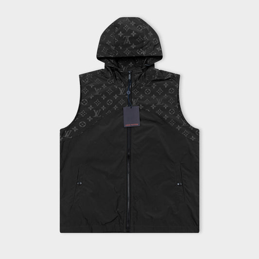 251014 New high-quality custom fabric heavy-duty hooded jacket vest