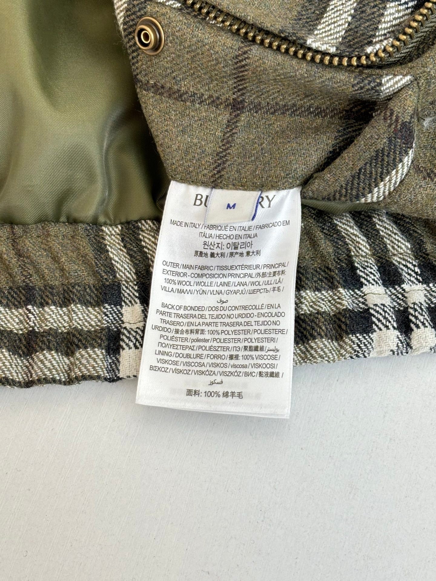 251021 new high-quality classic checkered thick jacket