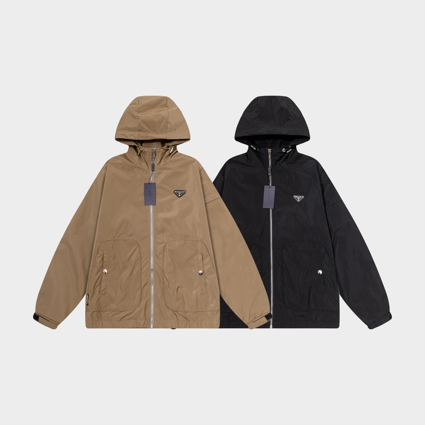 251021 A new high-quality classic signature windproof hooded jacket