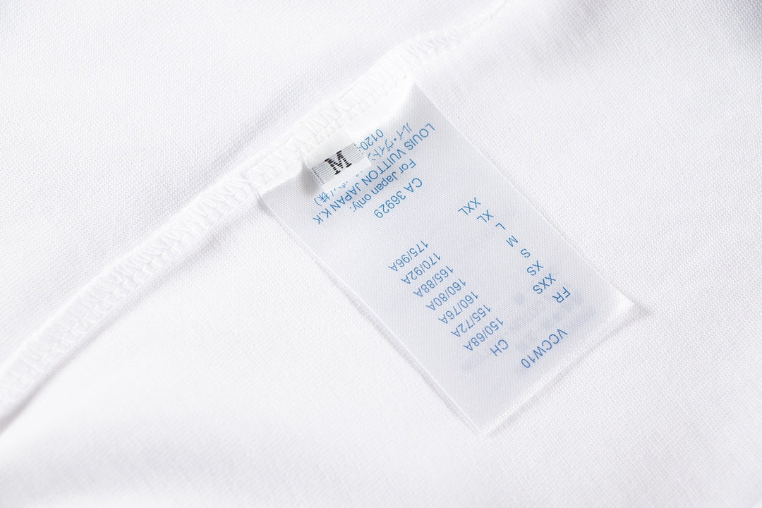 251230 New high-quality, simple and patchwork printed T-shirt