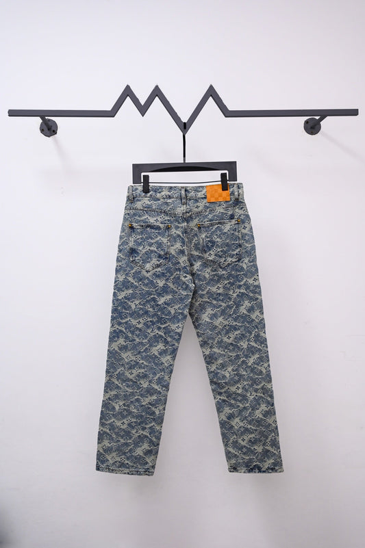 251230 New high-quality heavy-duty jacquard truck jeans