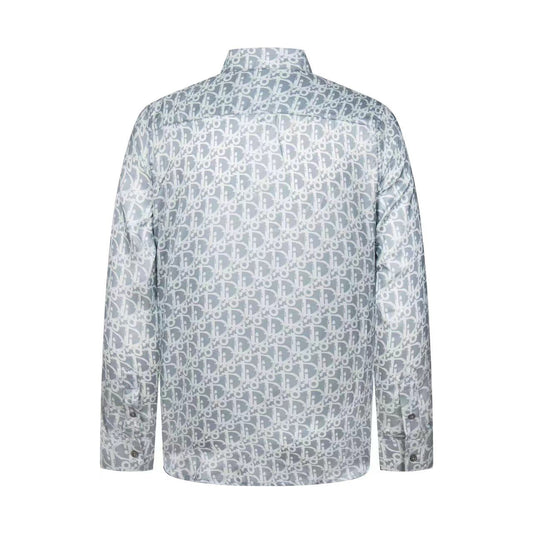 251230 New high-quality full-printed satin long-sleeved shirt