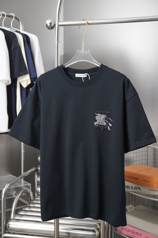 251230 New high-quality embossed diamond letter-shaped T-shirt