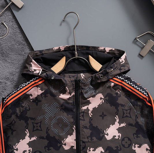 251230 New high-quality full-print windproof jacket