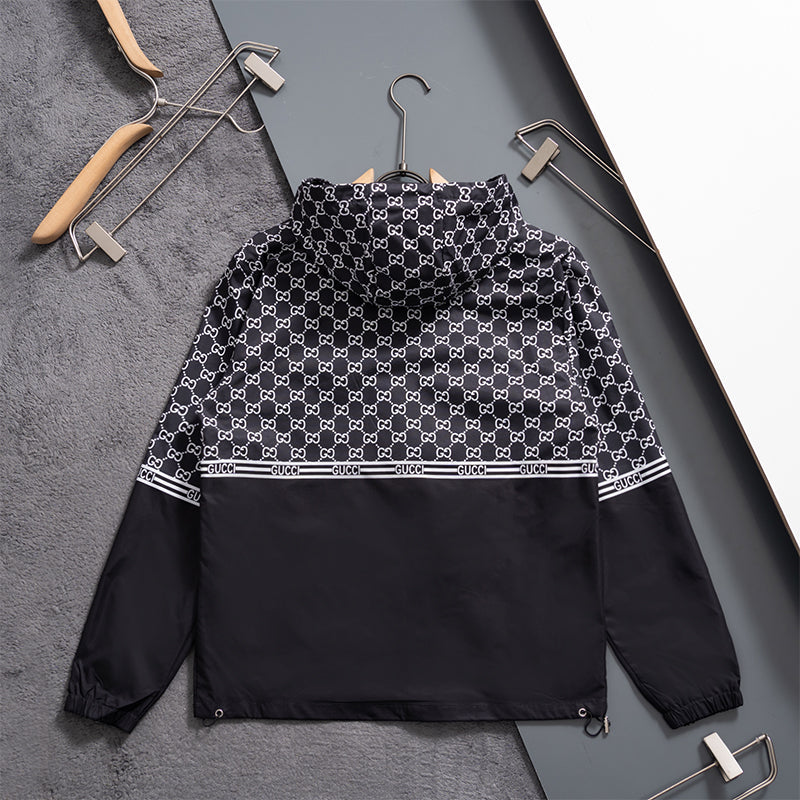251230 A new high-quality half-sided full-print windproof jacket