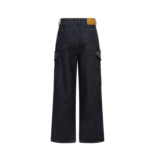 260113 New high-quality Hobbit gradient denim trousers