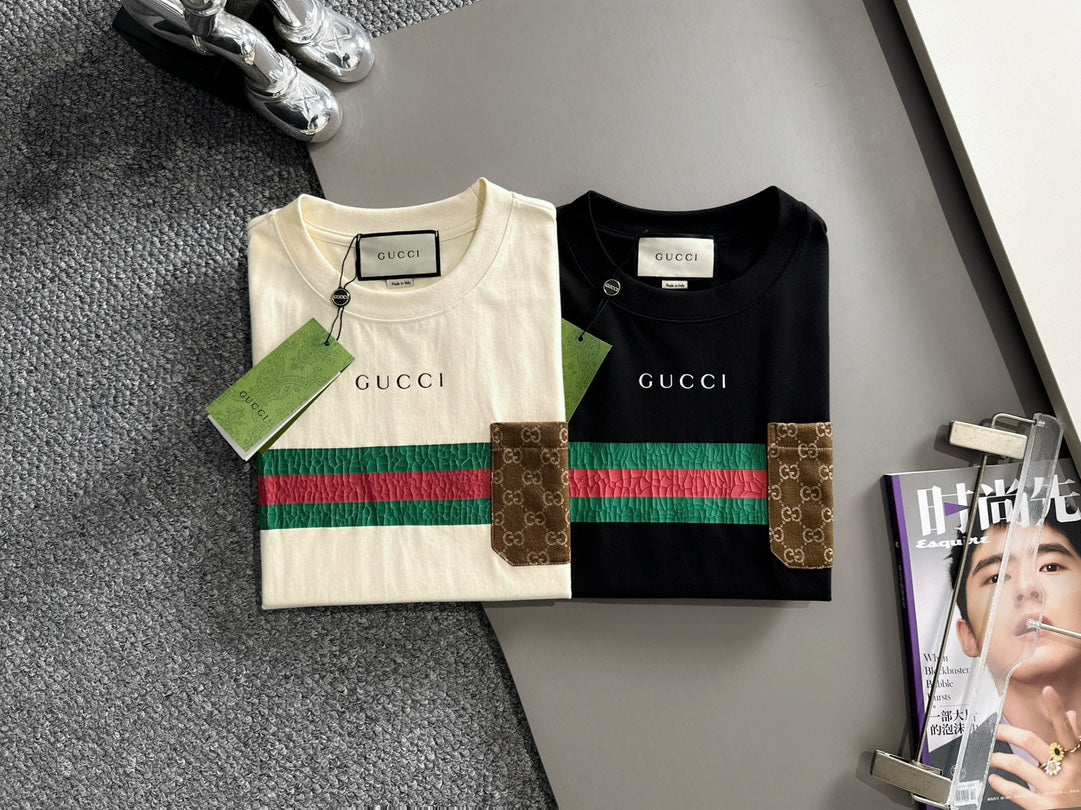 260113 New high-quality tearable pocket T-shirt