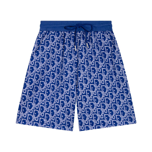 260113 New high-quality custom fabric towel-printed jacquard shorts