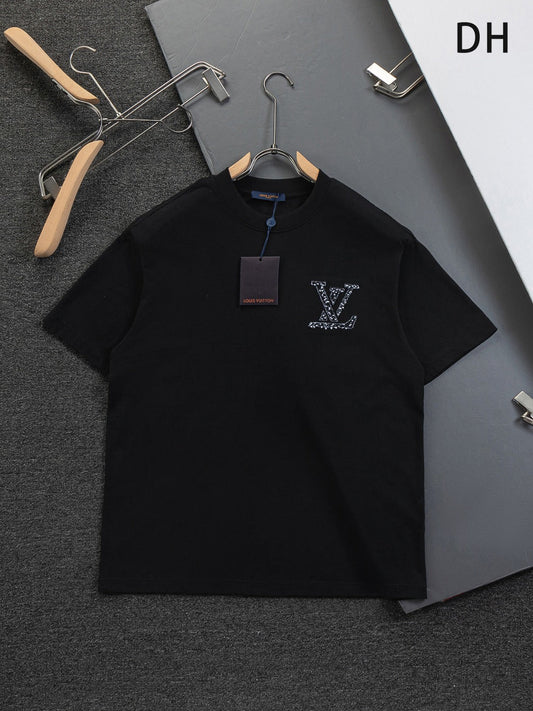 260120 New high-quality special embroidery craft T-shirt