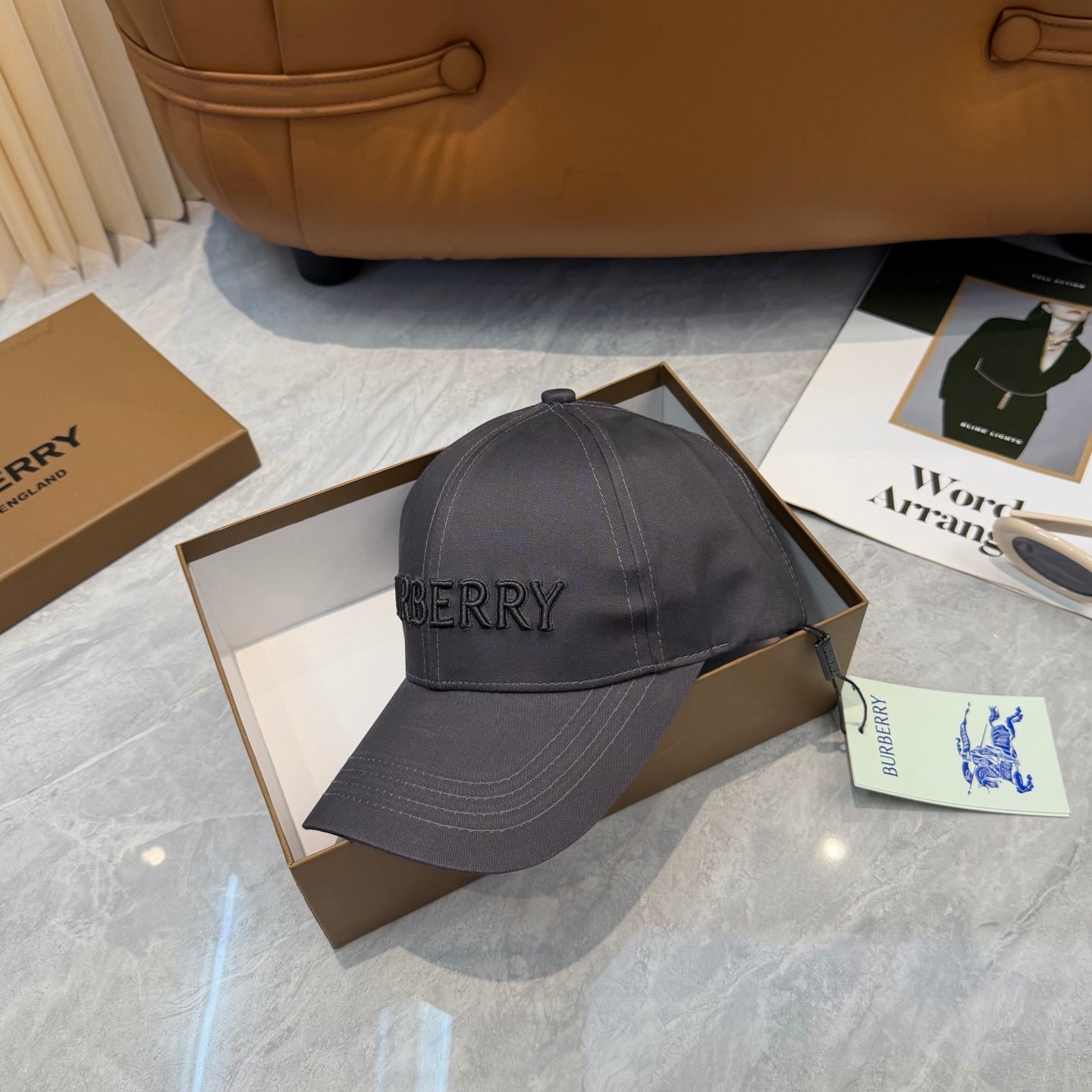 260311 New simple and bold embroidered baseball cap