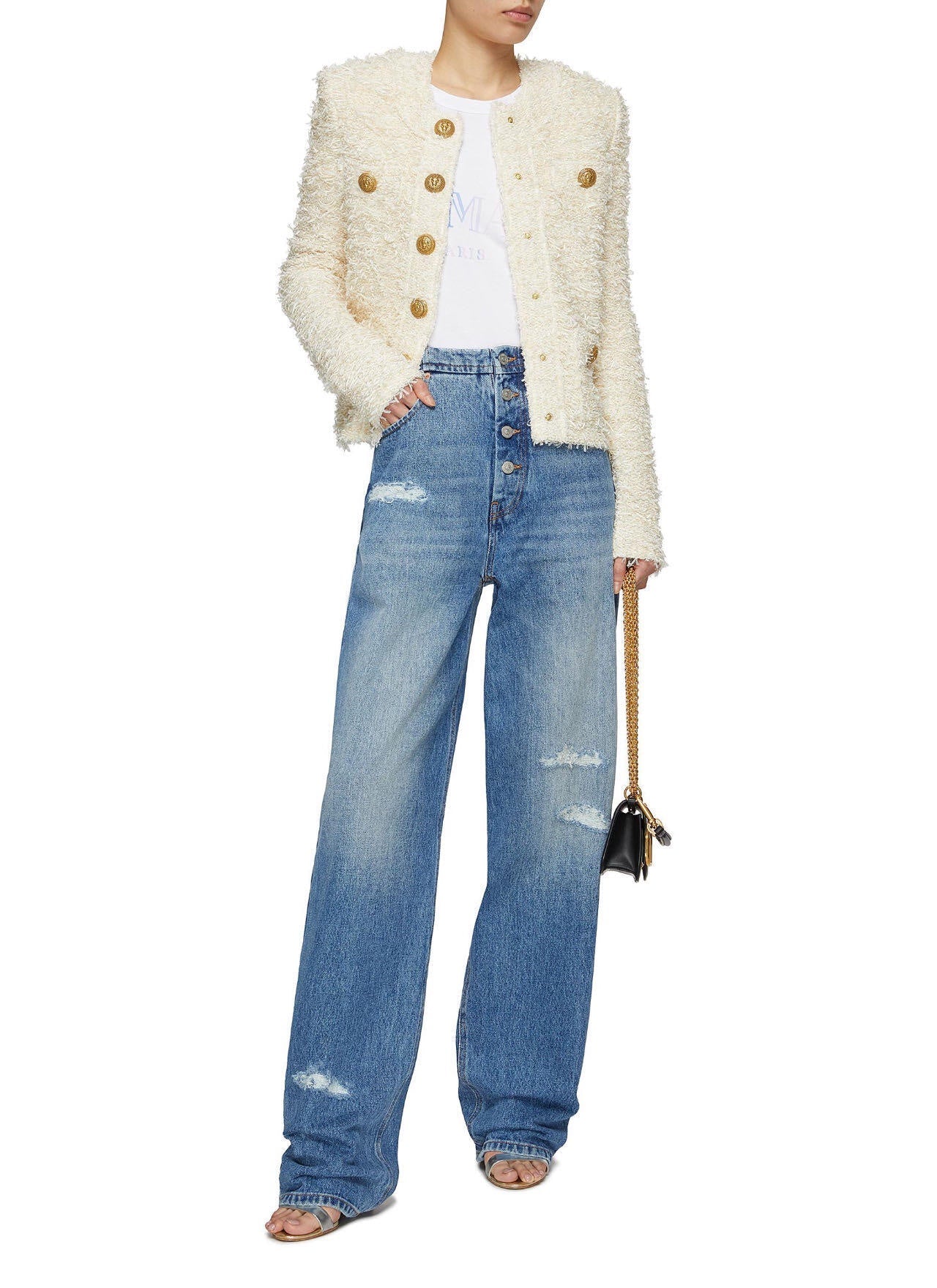 260315 New autumn-style thick knitted chic sweater coat