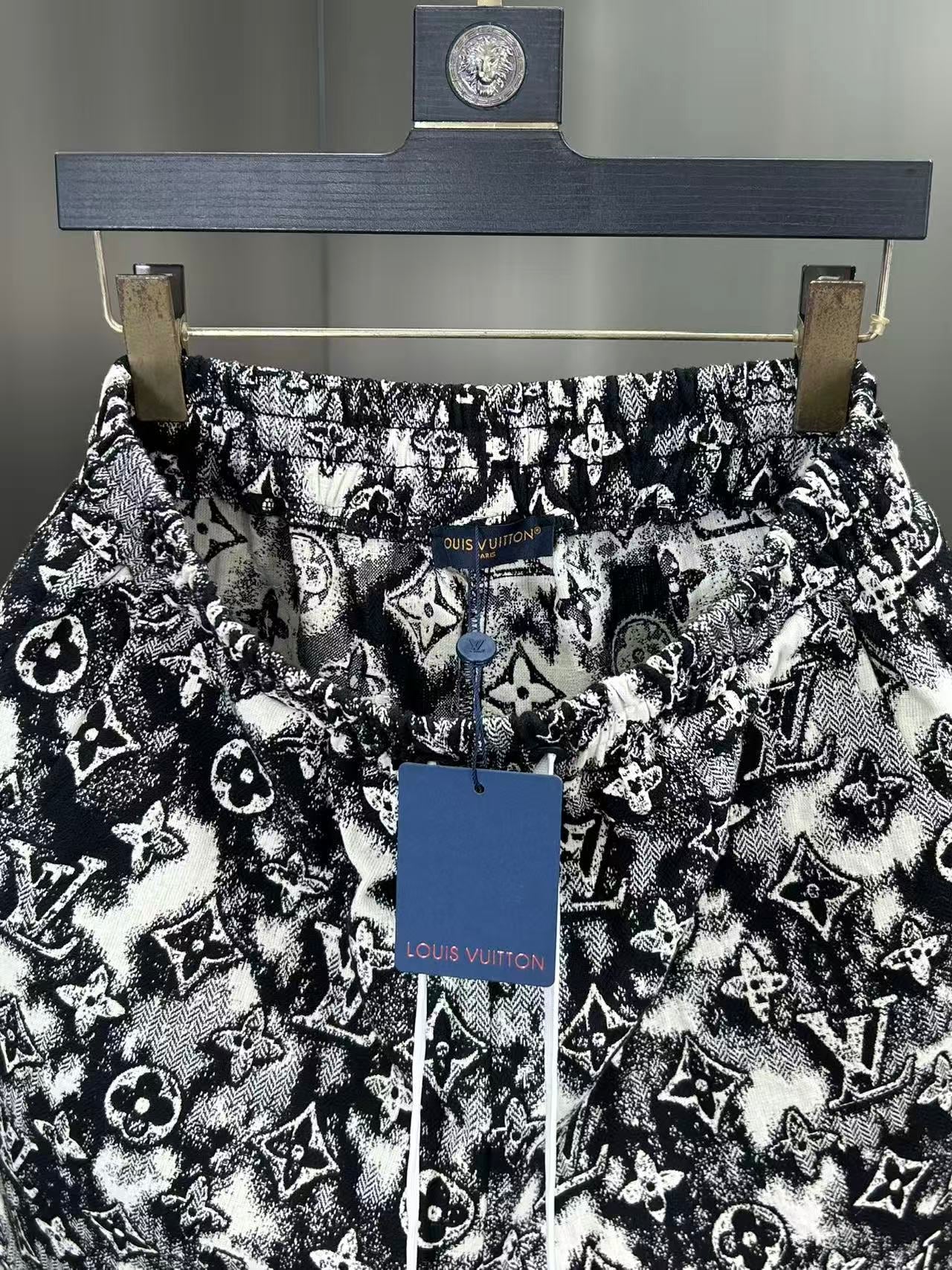 260323 New high-quality full-print denim shorts