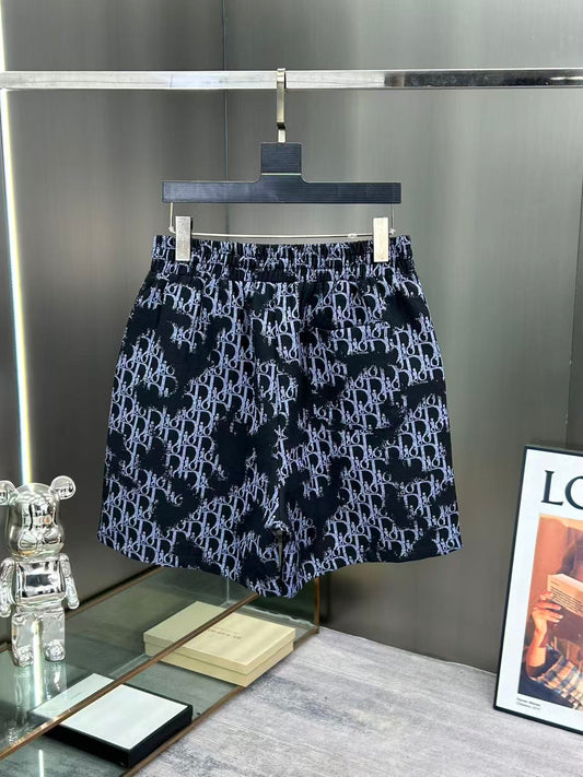260323 New high-quality full-print denim shorts