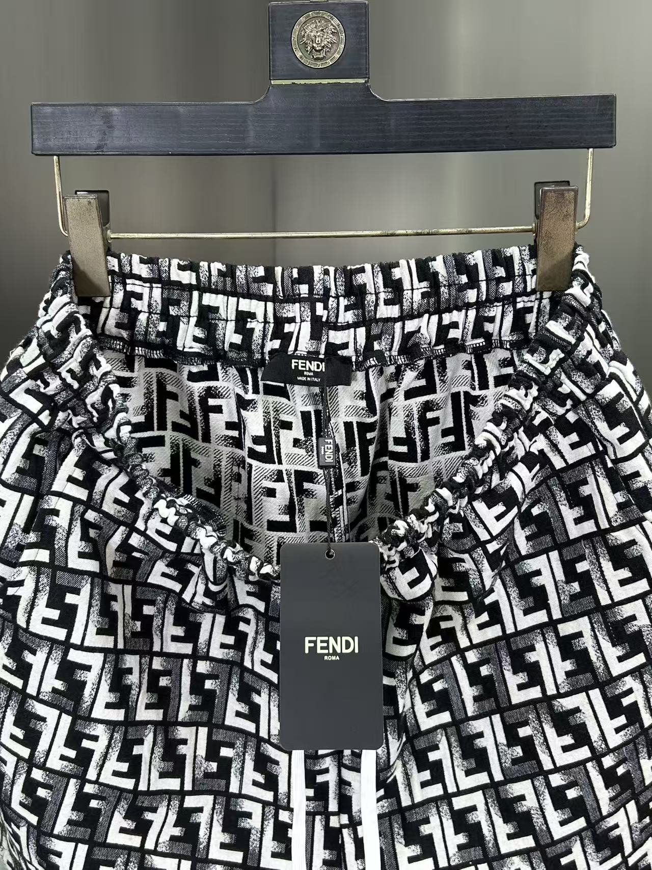 260323 New high-quality full-print denim shorts