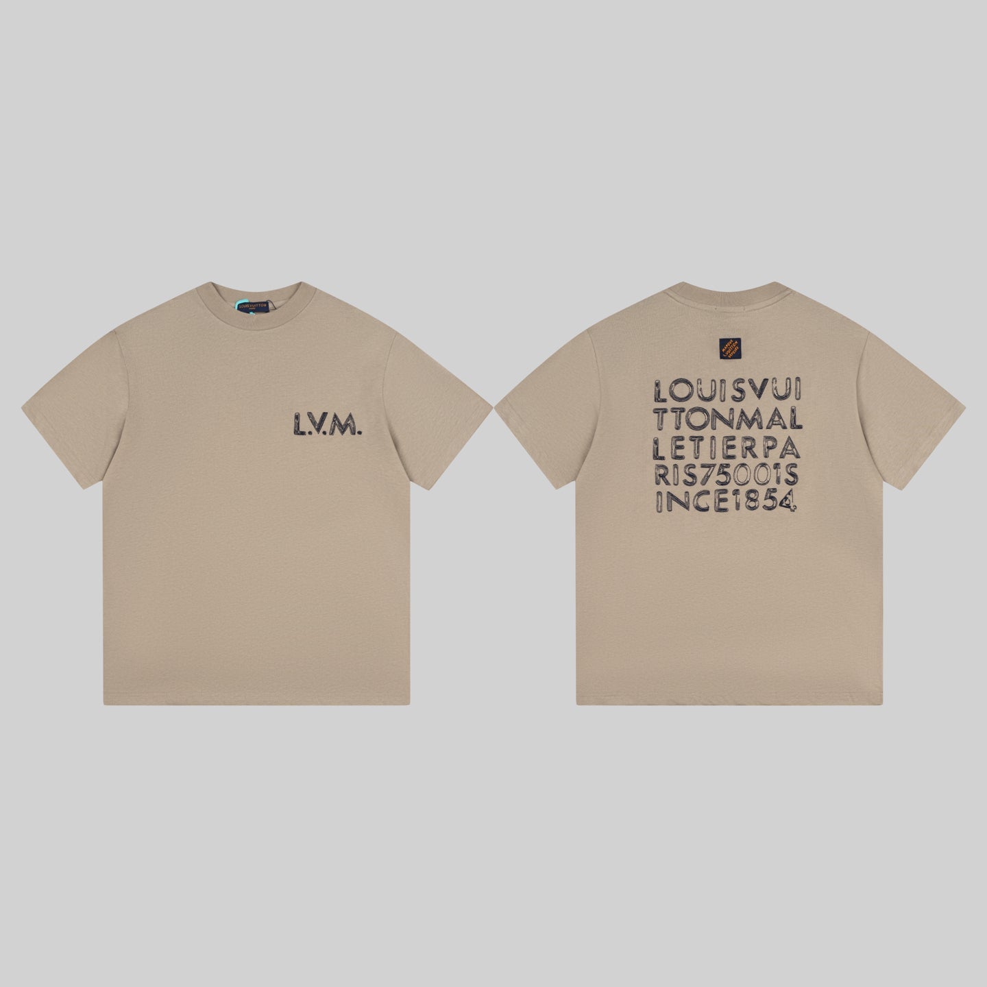 260323 New high-quality drawstring embroidered T-shirt