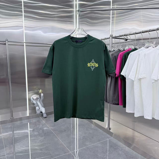260323 New high-quality simple embroidery design T-shirt