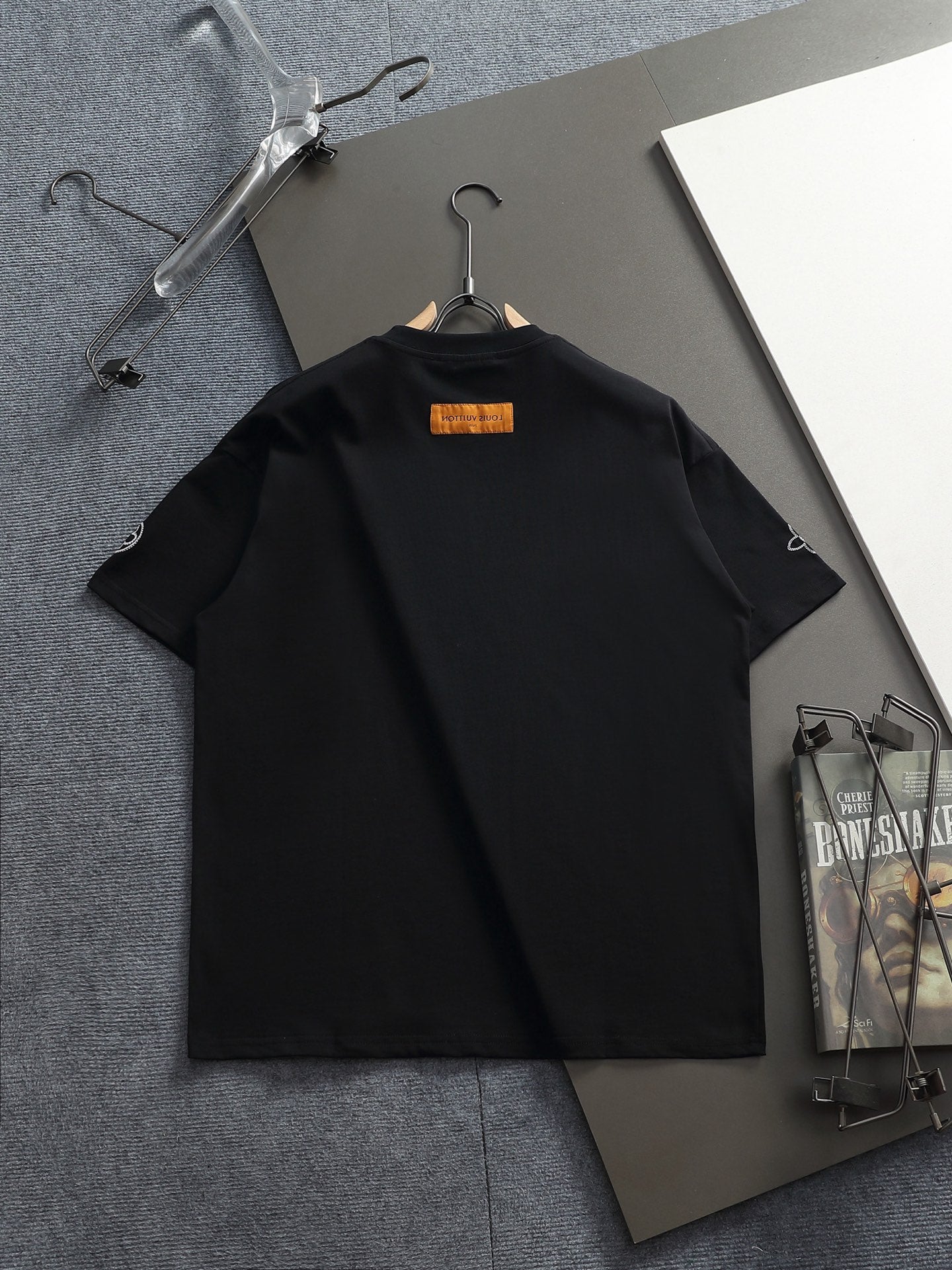 260415 New high-quality simple embroidery design T-shirt