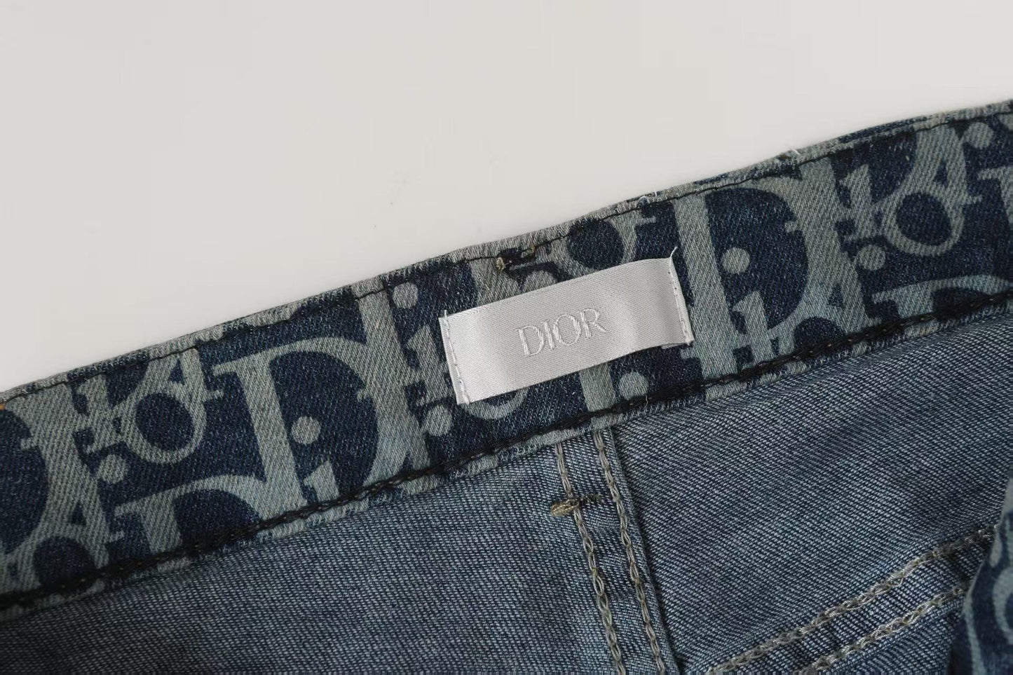 260421 New high-quality jacquard casual printed denim pants