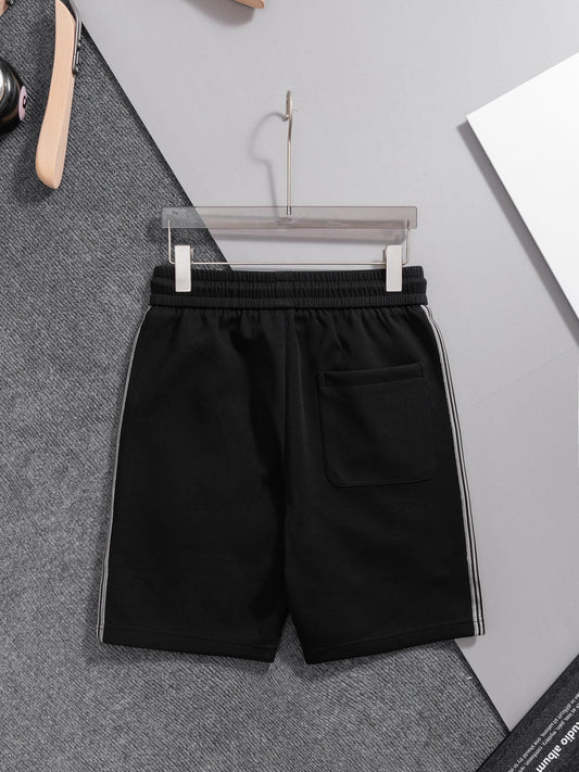 260421 New high-quality side-striped knitted shorts