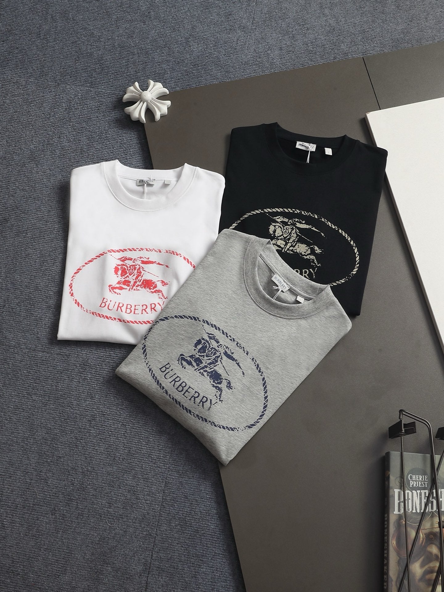 260421 New high-quality classic logo detailed watermark T-shirt