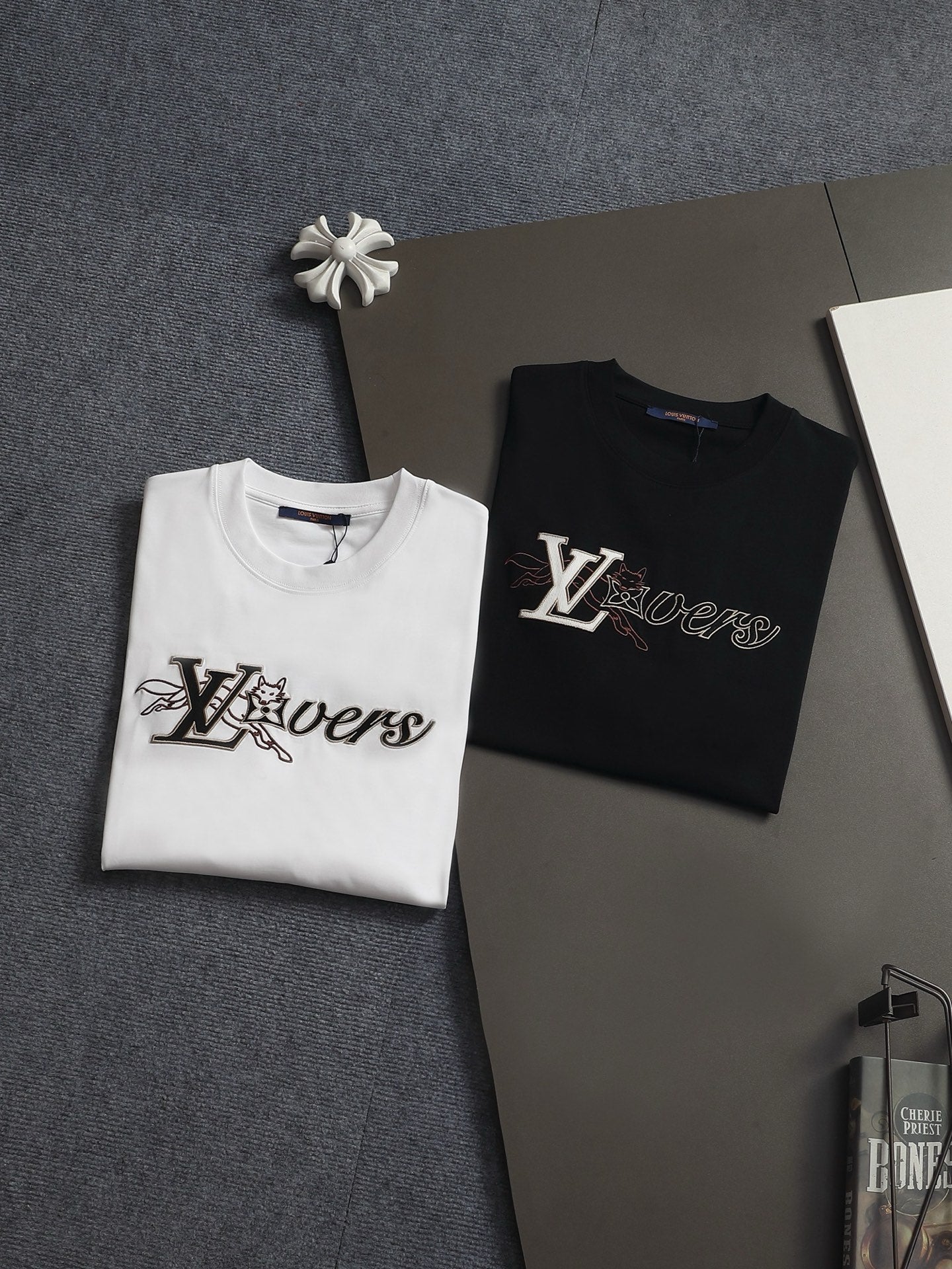260421 New high-quality three-dimensional simple-print T-shirt