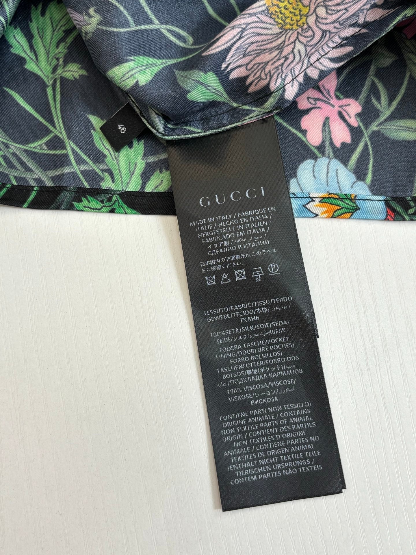 260428 New high-quality floral-printed chiffon long-sleeved shirt with full printing
