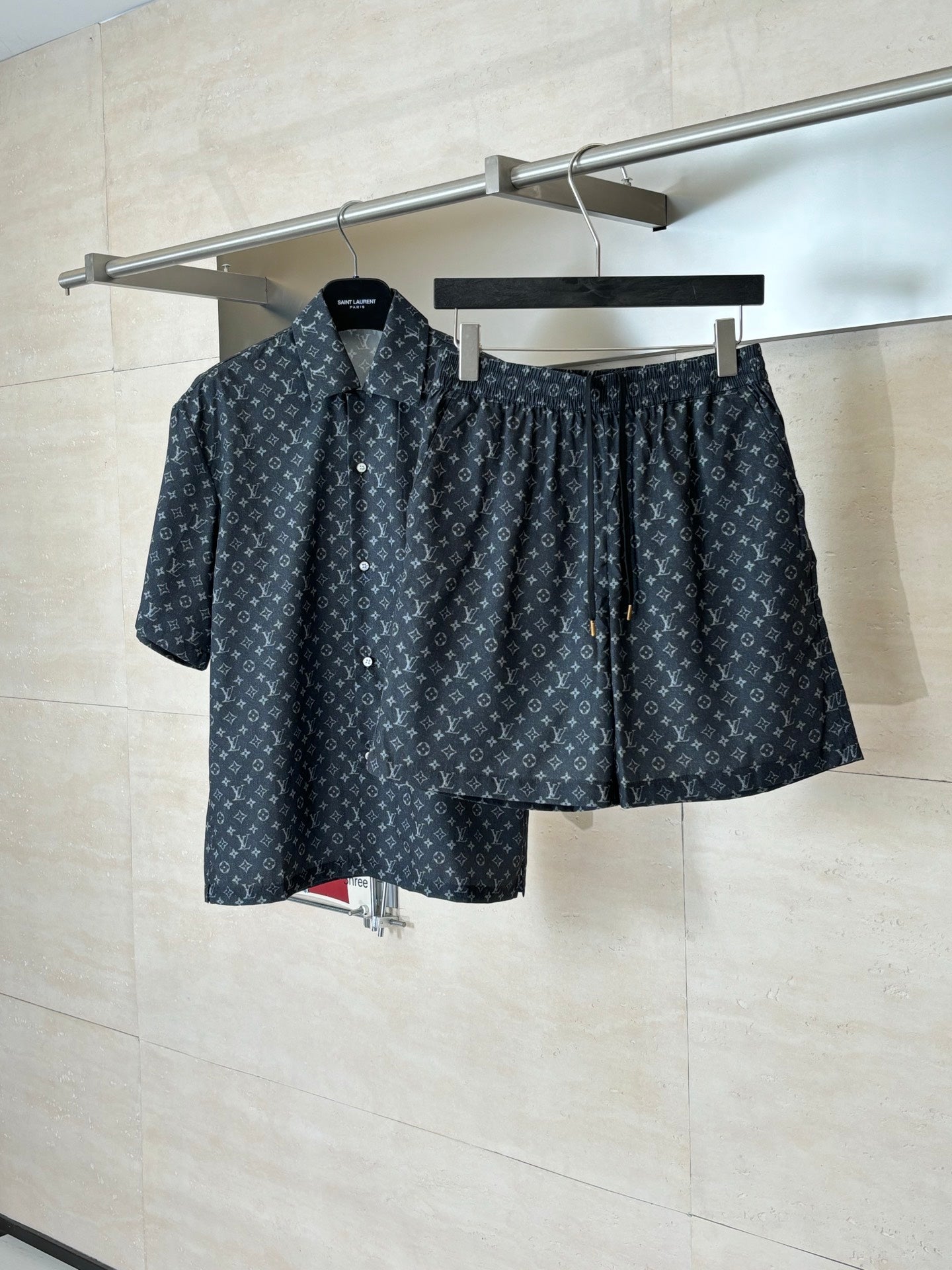260428 New high-quality full-print heavy-duty workout shorts