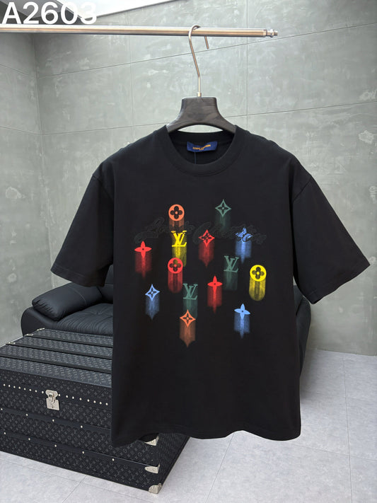 260506 New high-quality, distinctive, and intricate gradient-printed T-shirt