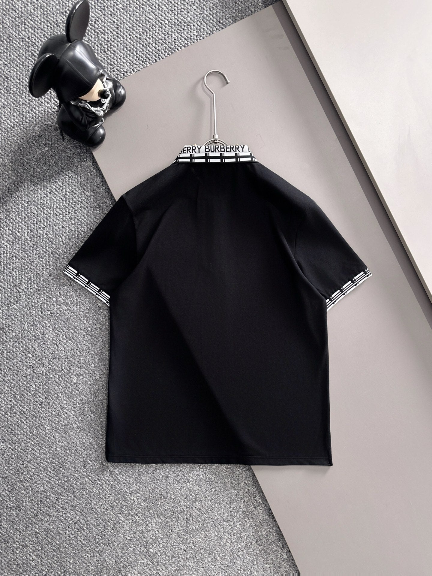 260511 New high-quality embroidered neckline jacquard patchwork design Polo shirt