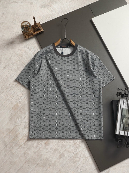 260511 New high-quality printed-letter jacquard towel T-shirt