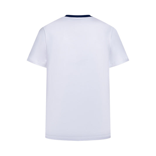 260511 New high-quality 4-character retro flocking printed chain T-shirt