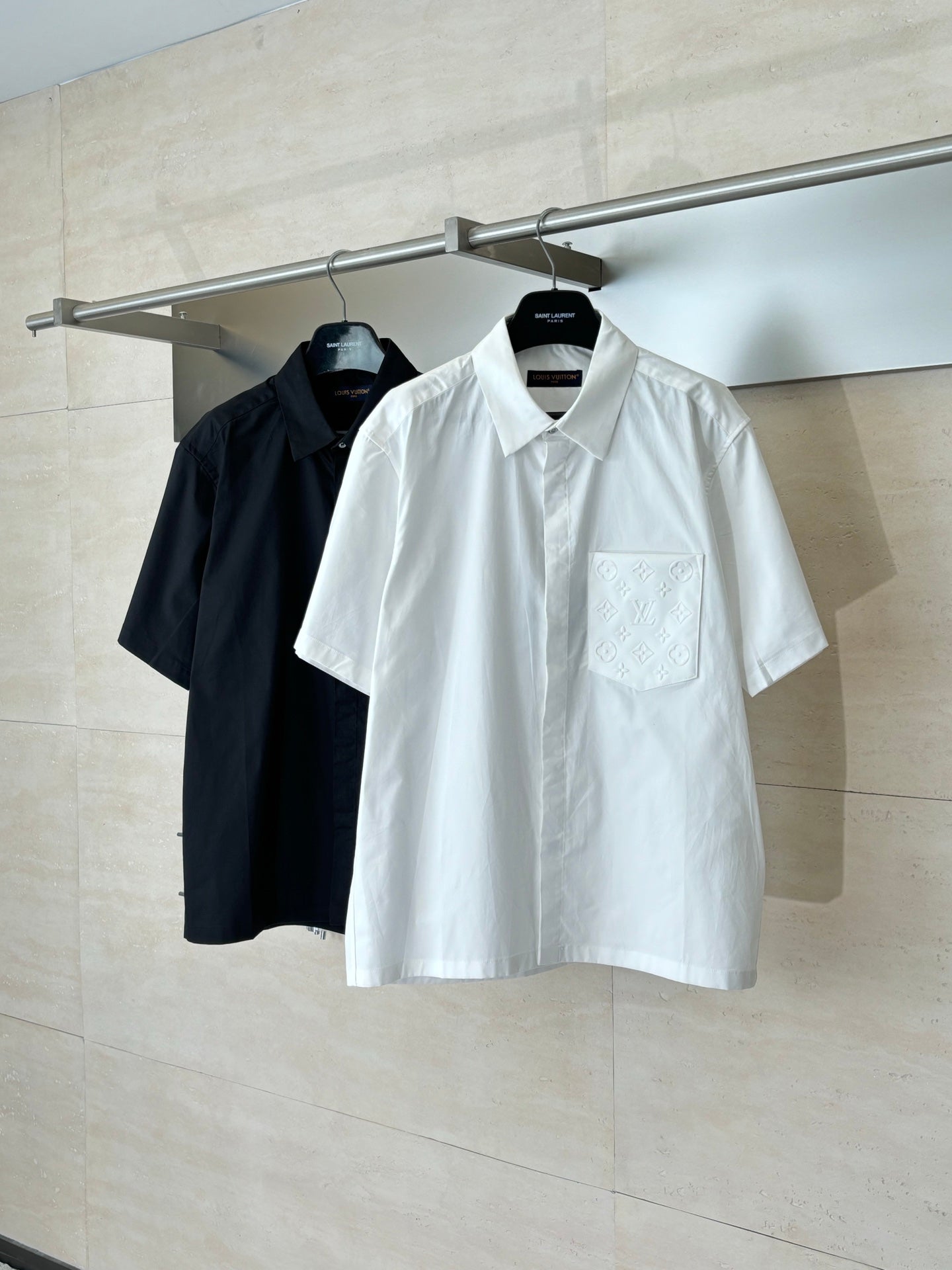 260521 New high-quality embroidered pocket crew-neck short-sleeved shirt