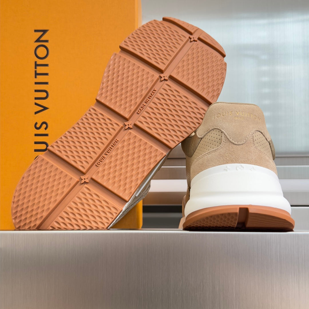 260602 New high-quality thick-soled genuine leather and smooth suede casual sports shoes