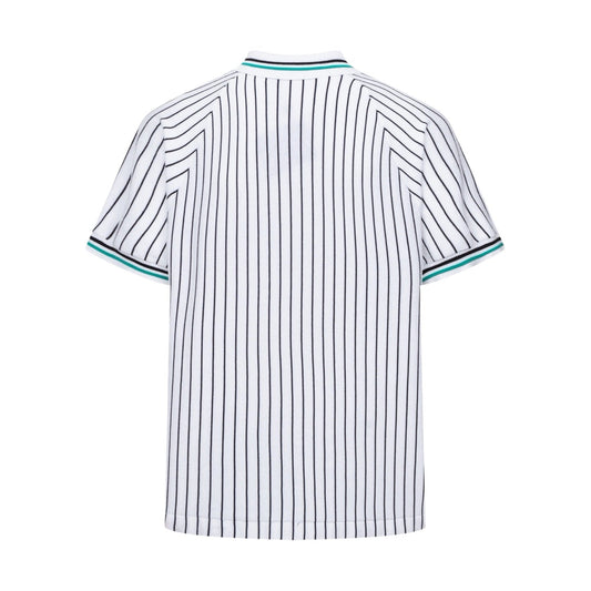 260610 New high-quality lettered badge striped multi-color knitted Polo shirt
