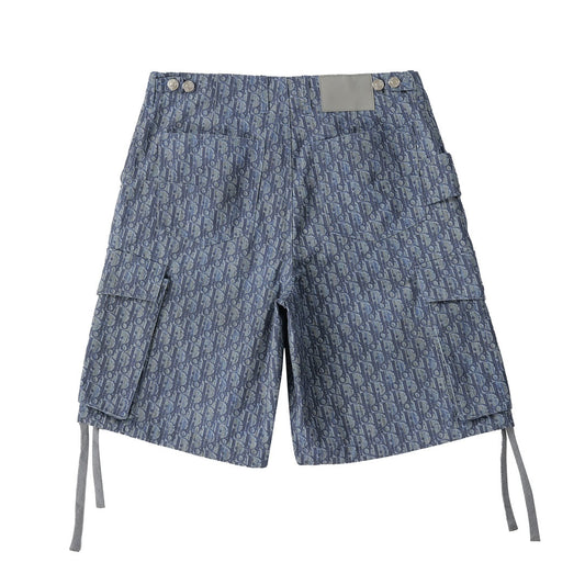 260616 High-quality new custom-made fabric twill-printed short pants set