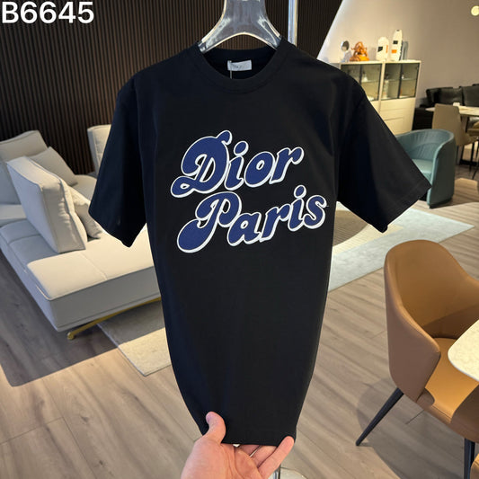 260616 High-quality new print technology logo letter short-sleeved shirt