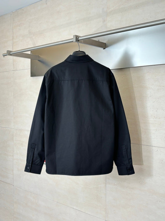 260701 High-quality new lettered crown logo printed twill coat set
