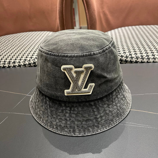 260724 New style loose-keeping soft denim boater hat