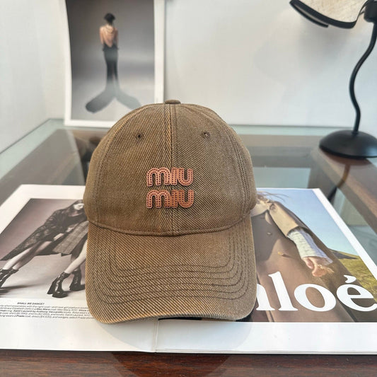 260724 New canvas fabric washed and treated baseball cap