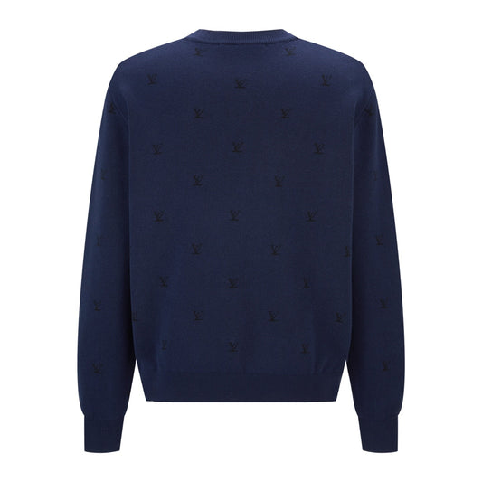 260808 New high-quality animal embroidery jacquard logo knitwear