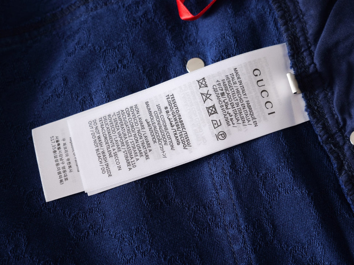 260813 New high-quality gradient-patterned double-G jacquard shorts with subtle texture