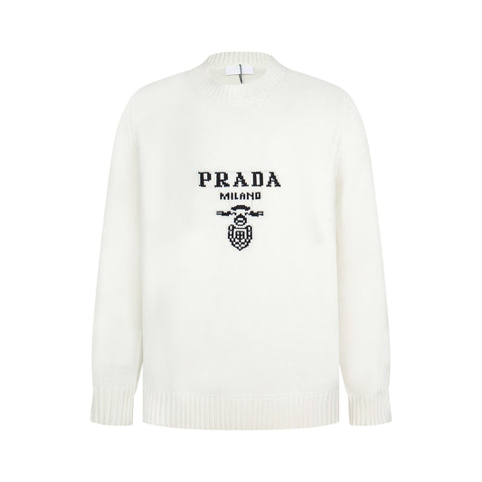 260813 New high-quality simple round-neck sweater